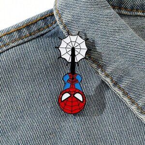 Disney 1 Pc Anime Amazing Fantasy Brooch Creative Spider Man